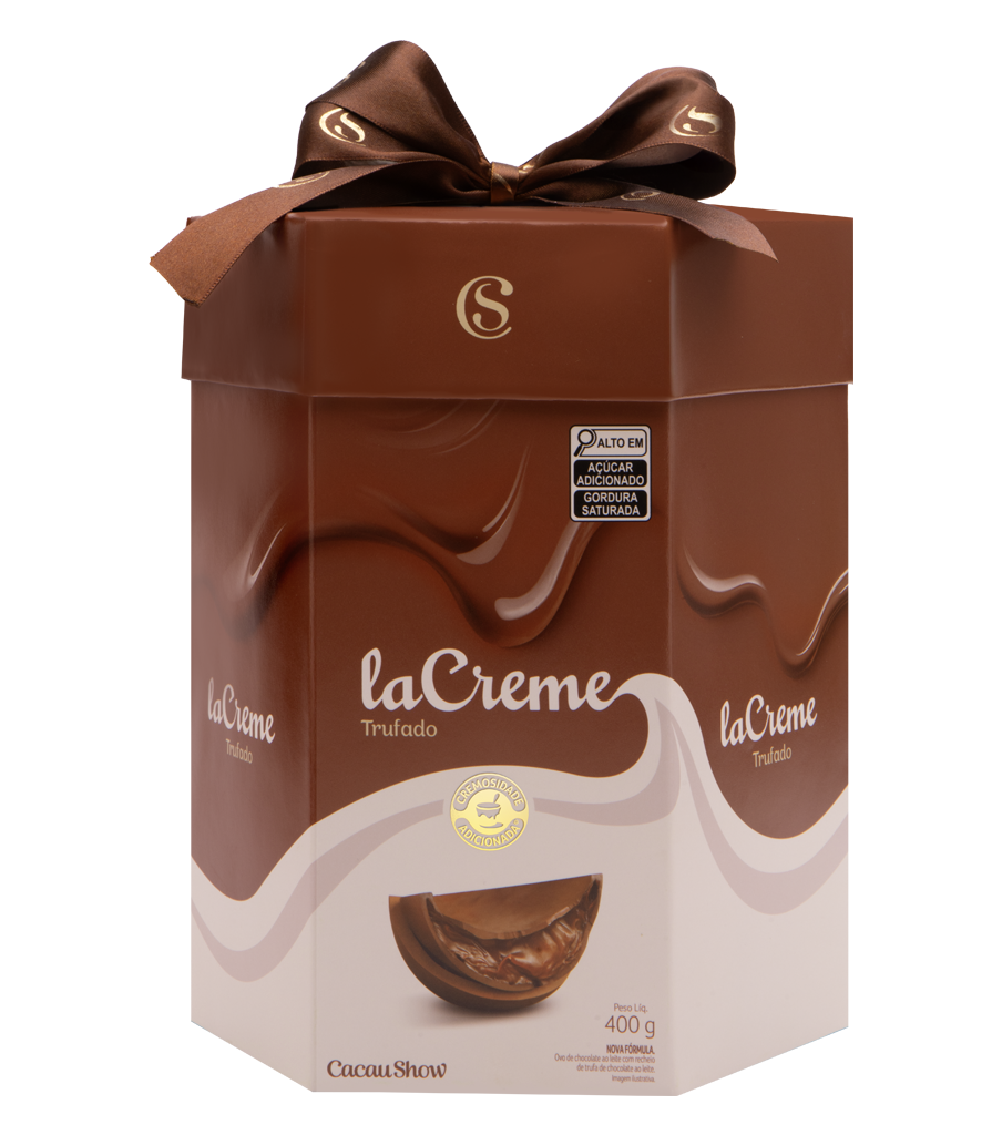 Ovo de Páscoa Recheado laCreme ao Leite 400g